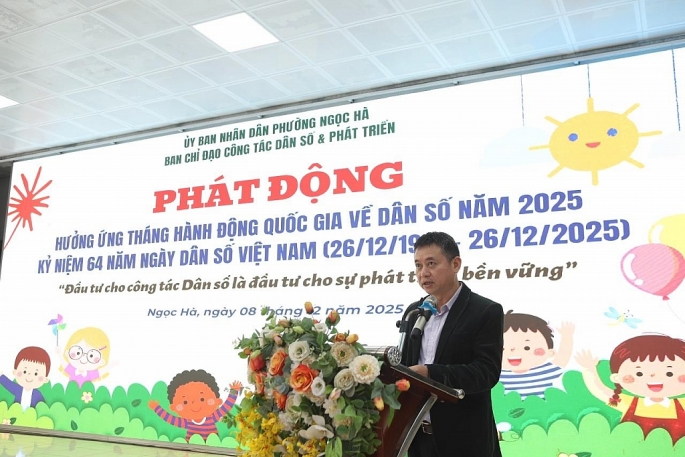 Phường Ngọc Hà phát động Tháng hành động quốc gia về Dân số năm 2025 Phường Ngọc Hà phát động Tháng hành động quốc gia về Dân số năm 2025