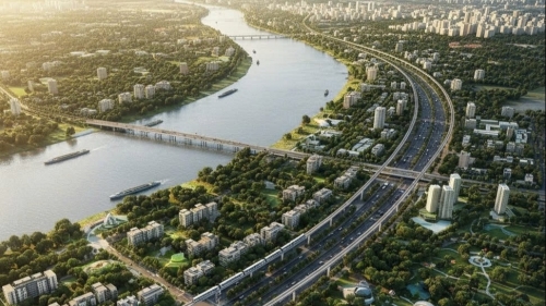 Hà Nội thông qua chủ trương đầu tư Trục đại lộ cảnh quan sông Hồng hơn 855.000 tỷ đồng