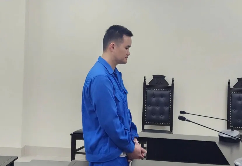 Bị cáo Lâm tại toà. Ảnh V.L