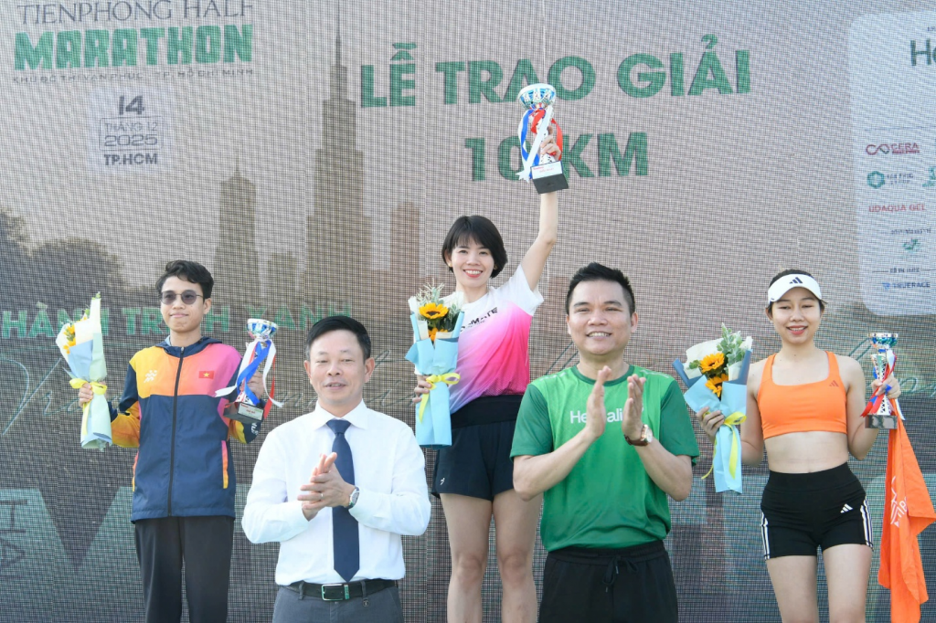 Giải “Tiền Phong Half Marathon 2025” lần đầu tiên được tổ chức tại thành phố Hồ Chí Minh