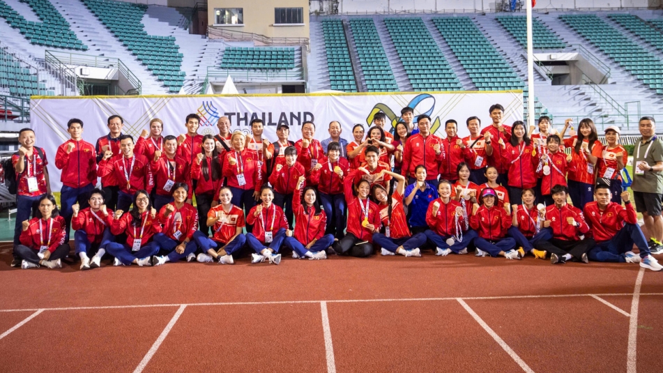 Điền kinh Việt Nam nhận thưởng "nóng" khi hoàn thành xuất sắc chỉ tiêu tại SEA Games 33