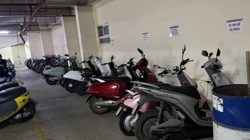 Khoảng trống quy chuẩn đối với điểm sạc xe điện tại chung cư