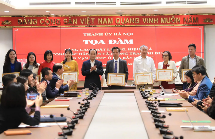 “Dân vận khéo” là chìa khóa để hiện thực hóa các mục tiêu phát triển Thủ đô