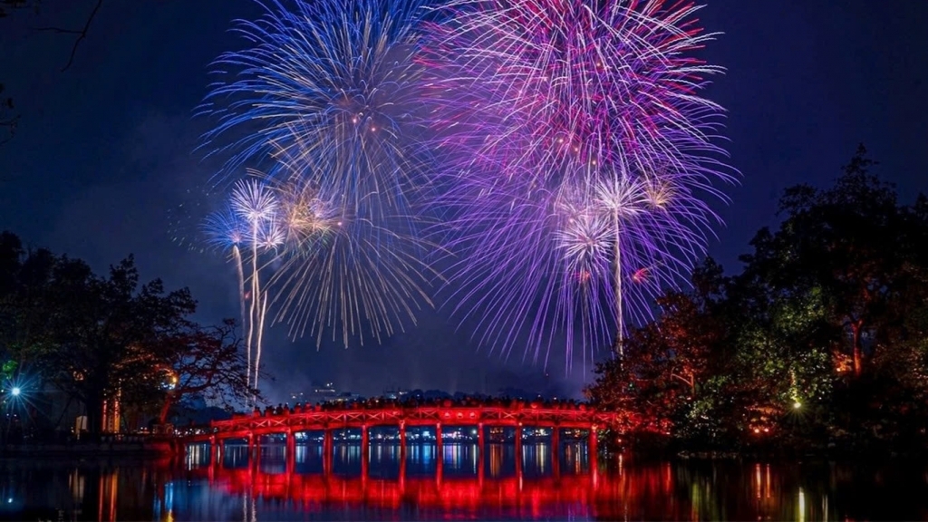 Hà Nội dự kiến tổ chức 38 trận địa pháo hoa đón Tết 2026