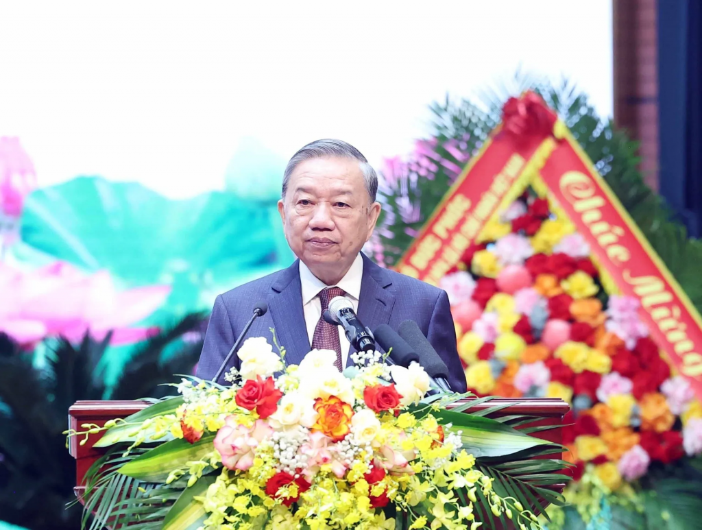 Tổng Bí thư Tô Lâm, Bí thư Quân ủy Trung ương. Ảnh: TTXVN.