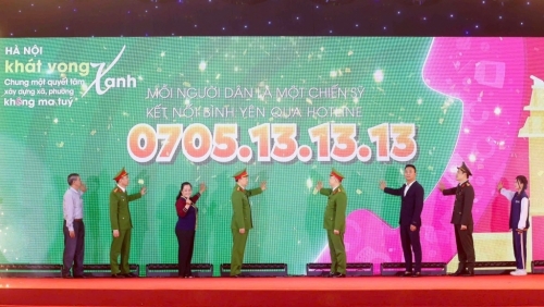 Hà Nội phát động phong trào toàn dân xây dựng xã, phường không ma túy