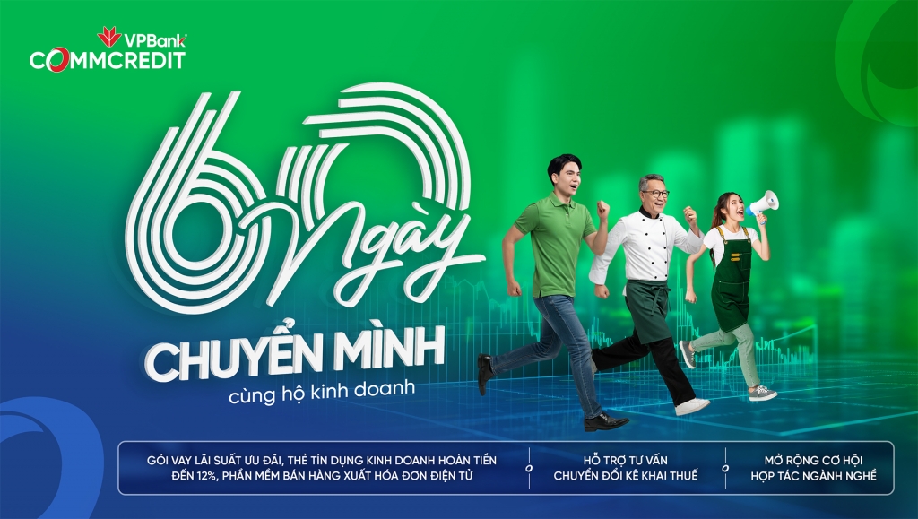 VPBank và 60 ngày đồng hành cùng hộ kinh doanh chuyển mình bứt phá