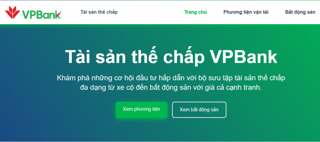 Khách hàng dễ dàng mua tài sản thế chấp từ VPBank với giá thấp hơn thị trường 10-20%. 