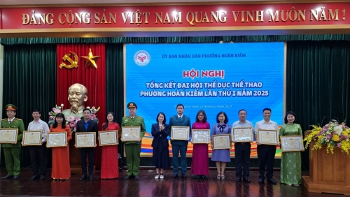 Tổng kết Đại hội Thể dục Thể thao phường Hoàn Kiếm lần thứ I năm 2025