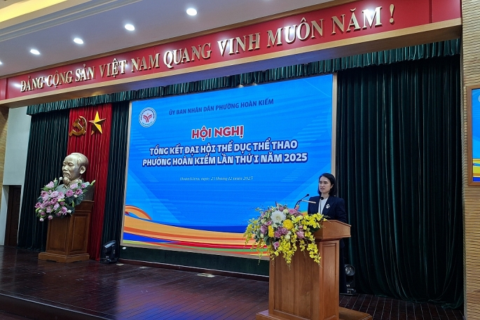 Tổng kết Đại hội Thể dục Thể thao phường Hoàn Kiếm lần thứ I năm 2025