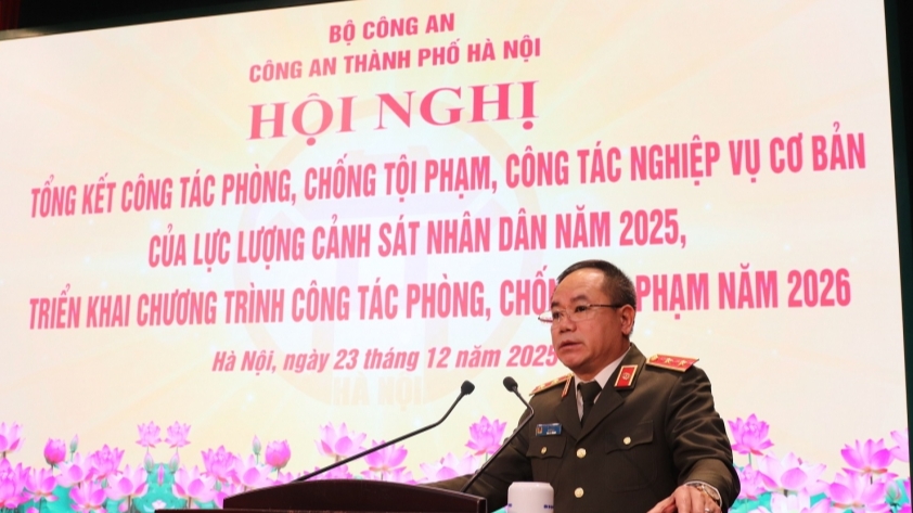 Giám đốc Công an Hà Nội: Ứng dụng khoa học, công nghệ đấu tranh trấn áp mạnh tội phạm