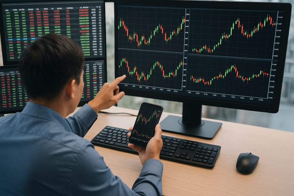  VN-Index ghi thêm mốc đỉnh lịch sử mới. Ảnh: Int