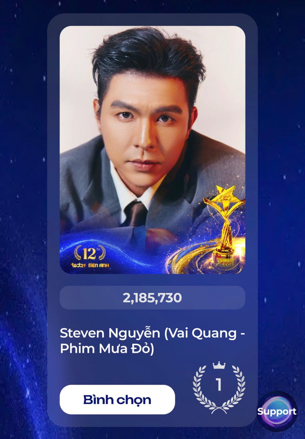 Nam thần màn ảnh Steven "cầu được ước thấy"