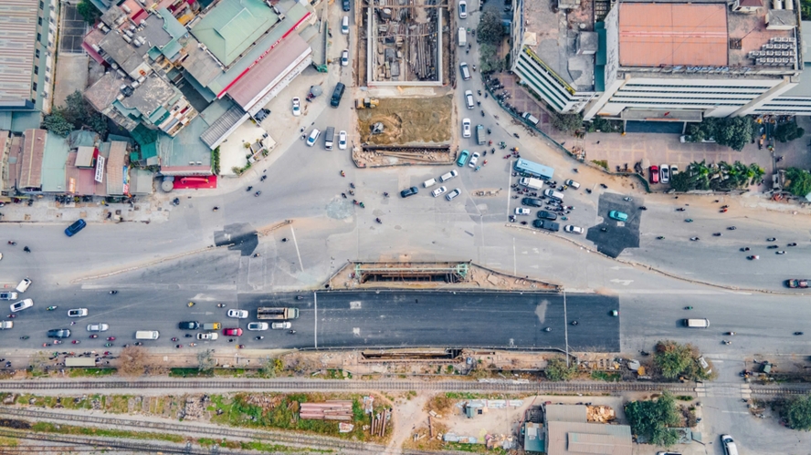 Điều chỉnh tổ chức giao thông nút Giải Phóng - Kim Đồng từ ngày 25/12