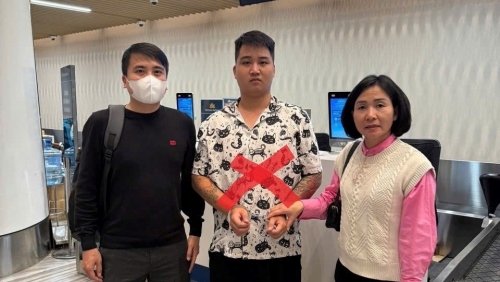 Đối tượng truy nã Nguyễn Mạnh Hoài đã bị bắt giữ