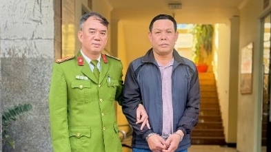 Bắt giữ đối tượng truy nã Triệu Quang Thành