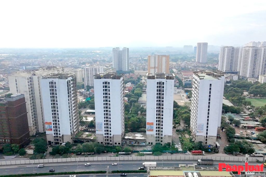 Khu nhà ở sinh viên Pháp Vân – Tứ Hiệp (phường Yên Sở) đang được Hà Nội triển khai chuyển đổi thành nhà ở xã hội, mở thêm cơ hội an cư cho hàng nghìn người thu nhập thấp giữa lúc nguồn cung nhà giá rẻ còn rất hạn chế. Ảnh: Khánh Huy