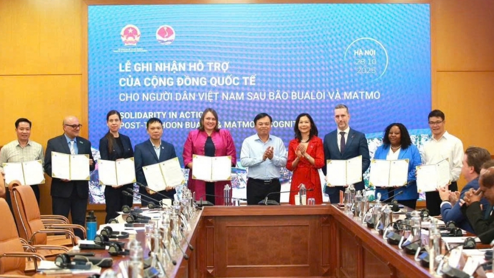 Quốc tế viện trợ hơn 23,8 triệu USD hỗ trợ Việt Nam khắc phục hậu quả thiên tai