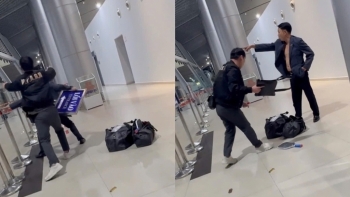 Tạm giữ hình sự người đàn ông gây rối tại sân bay Cát bi