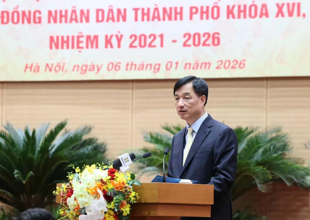 Bí thư Thành ủy Hà Nội Nguyễn Duy Ngọc phát biểu chỉ đạo hội nghị