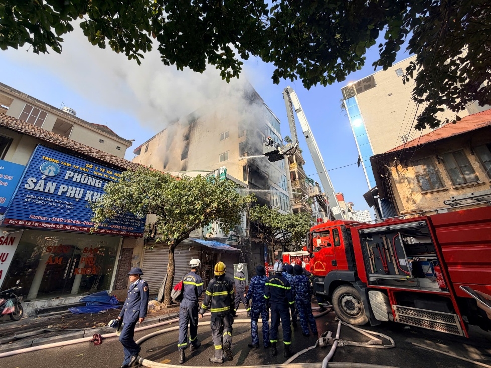 Hiện trường vụ cháy. Ảnh: CQCA Hiện trường vụ cháy. Ảnh: CQCA