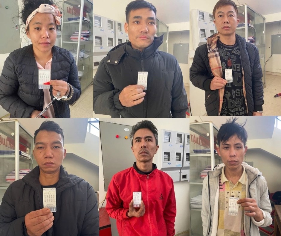 Các đối tượng trong vụ án. Ảnh: CQCA