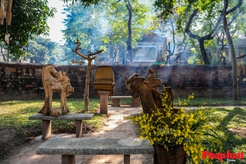 Triển lãm tượng ngựa gỗ Tây Nguyên độc bản giữa lòng Hà Nội