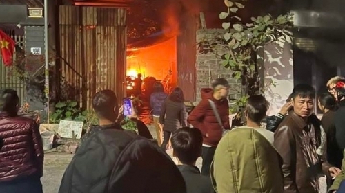 Thông tin về vụ cháy nhà dân lúc nửa đêm ở Hải Phòng