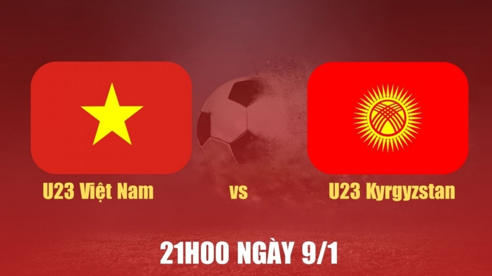 Link xem trực tiếp U23 Việt Nam vs U23 Kyrgyzstan, VCK U23 châu Á 2026
