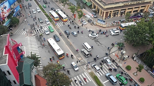 Hà Nội tổ chức lại giao thông tại nút Kim Mã – Giang Văn Minh