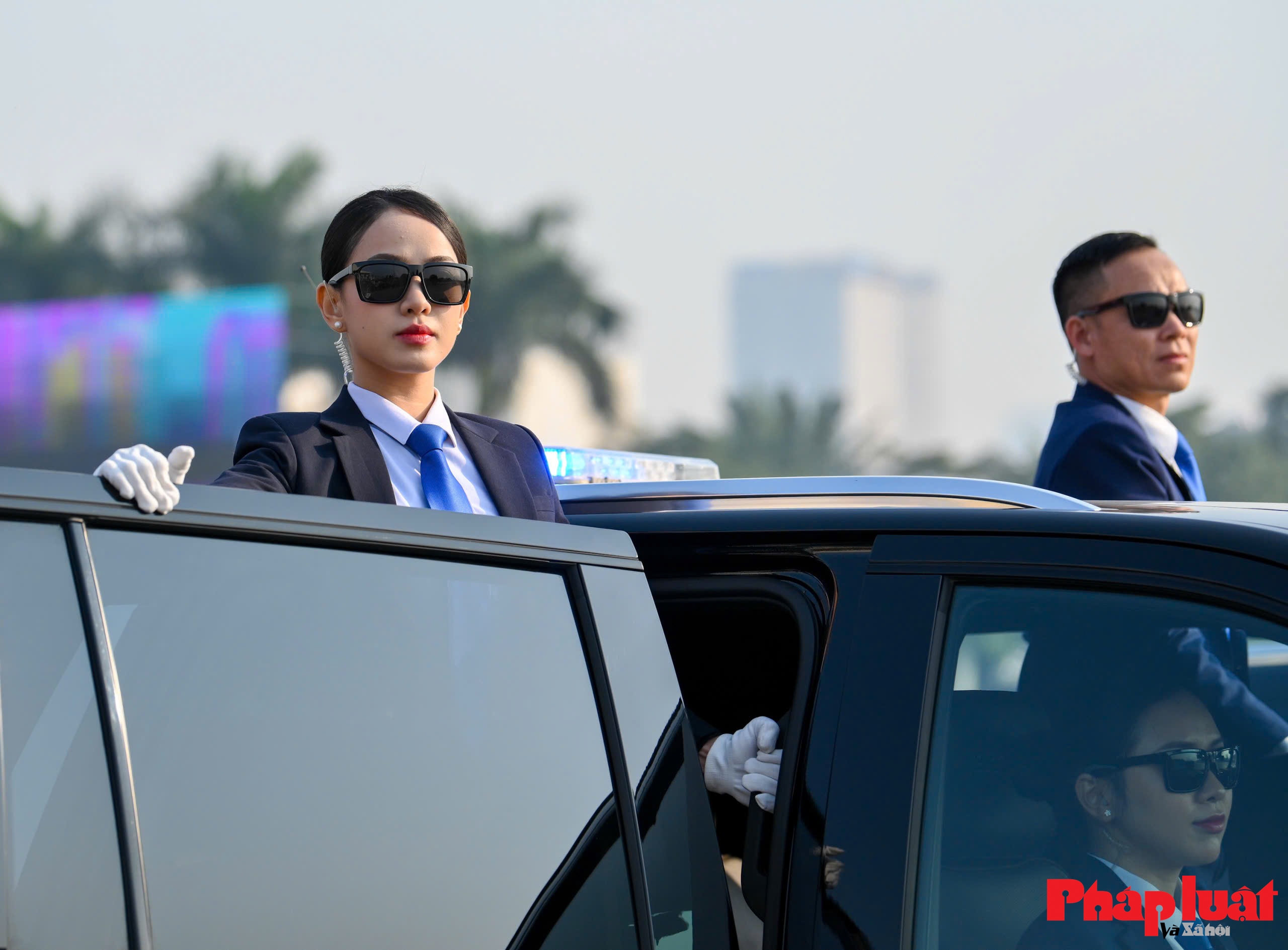 Toàn cảnh lực lượng Công an xuất quân bảo đảm an ninh Đại hội XIV của Đảng