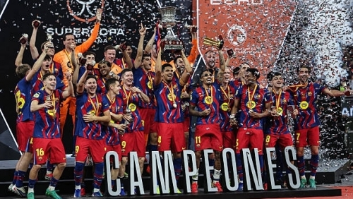 Barcelona lập kỷ lục lịch sử sau chiến thắng ở chung kết Siêu cúp Tây Ban Nha