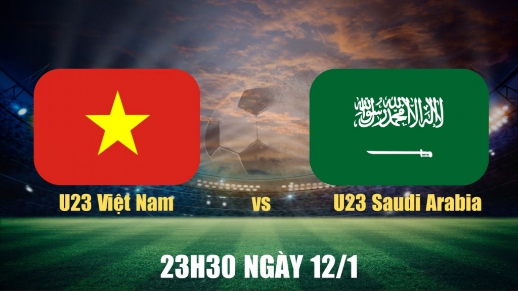 Link xem trực tiếp U23 Việt Nam vs U23 Saudi Arabia, VCK U23 châu Á 2026