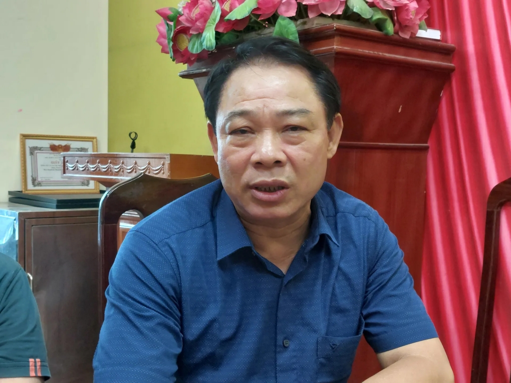 Ông Chu Văn Dụng trao đổi với PV. Ảnh Công Phương Ông Chu Văn Dụng trao đổi với PV. Ảnh Công Phương