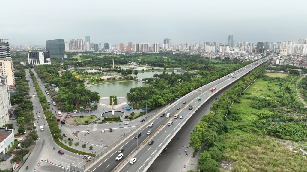 Khu vực công viên Hoà Bình. Ảnh Phạm Hùng.