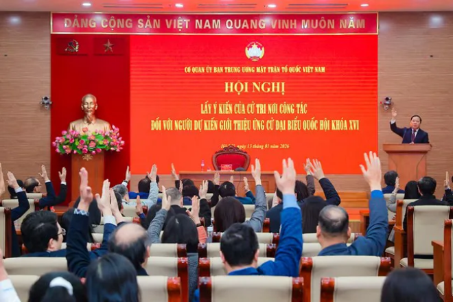Cơ quan Ủy ban T.Ư MTTQ Việt Nam lấy ý kiến cử tri giới thiệu người ứng cử đại biểu Quốc hội khóa XVI