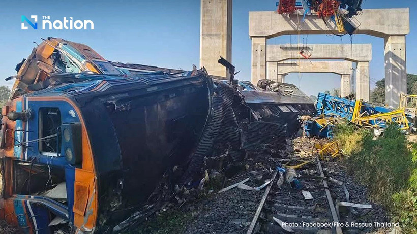 Hiện trường vụ tai nạn.