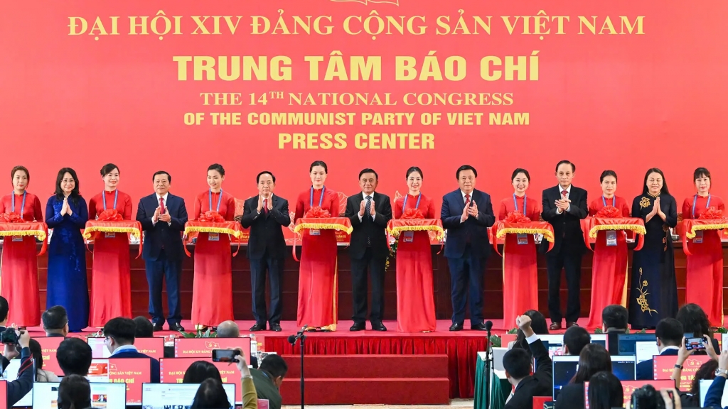 Khai trương Trung tâm báo chí Đại hội đại biểu toàn quốc lần thứ XIV của Đảng