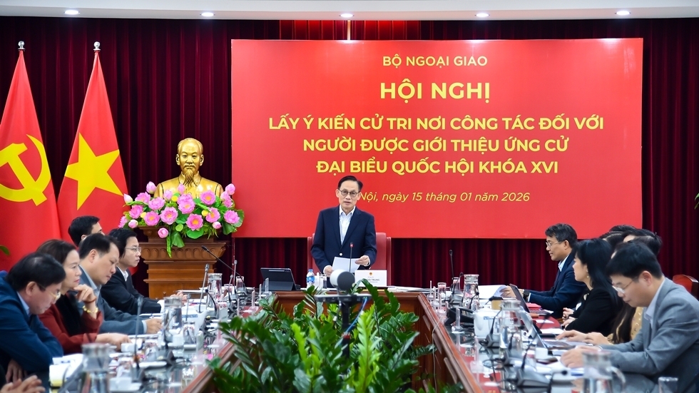 Giới thiệu Bộ trưởng Ngoại giao Lê Hoài Trung ứng cử đại biểu Quốc hội khóa XVI