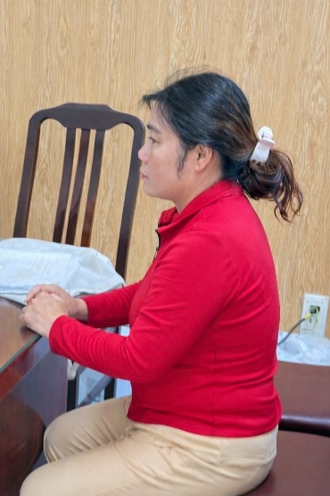 Đối tượng Lê Thị Hà. Ảnh: CQCA