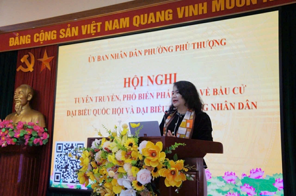 Phú Thượng đẩy mạnh tuyên truyền pháp luật về bầu cử, hướng tới ngày hội toàn dân
