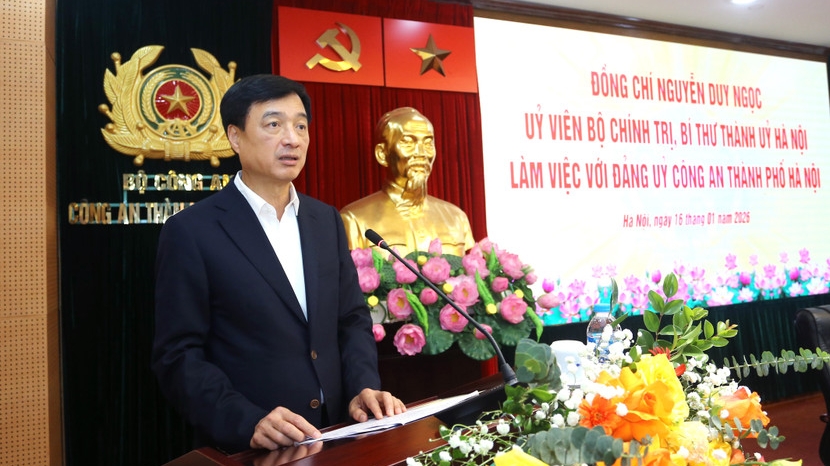 Bí thư Thành ủy Hà Nội Nguyễn Duy Ngọc: Xây dựng “thương hiệu” Công an Thủ đô thật sự kỷ cương, chuyên nghiệp và văn hóa