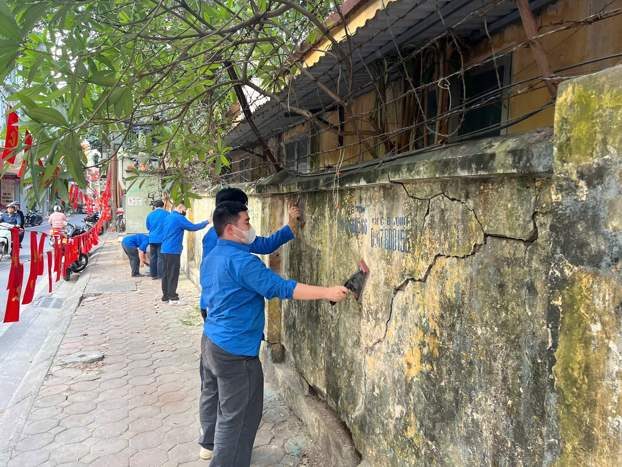 Sắc hoa thanh niên Thủ đô chào mừng Đại hội XIV của Đảng