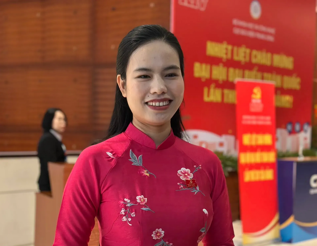 Đại biểu Nguyễn Ny Hương - Phó Chủ tịch Ủy ban MTTQ, Bí thư Tỉnh đoàn Hà Tĩnh. Ảnh: PV