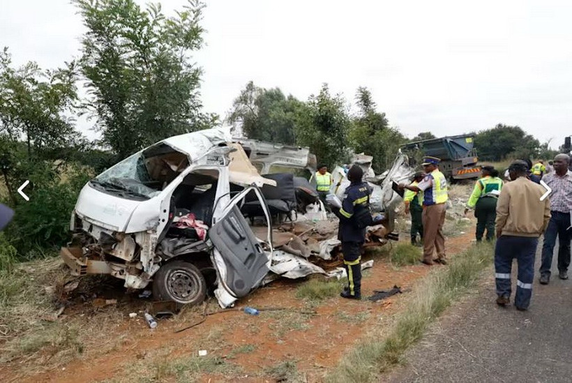 Hiện trường vụ tai nạn. Ảnh: AP