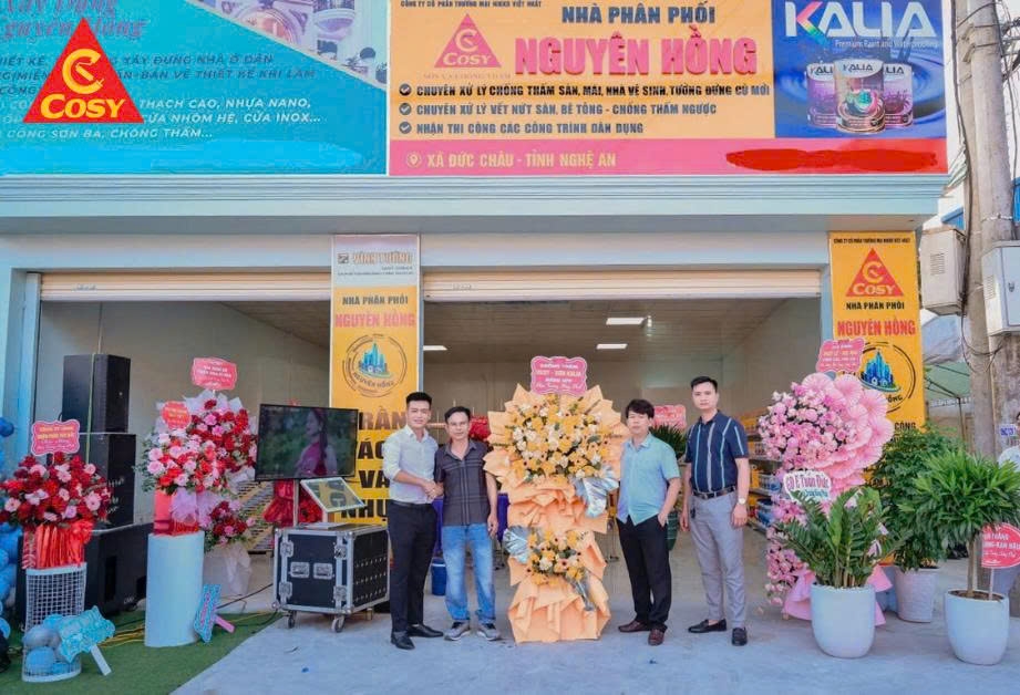 Thương hiệu chống thấm COSY mời hợp tác mở rộng hệ thống đại lý toàn quốc