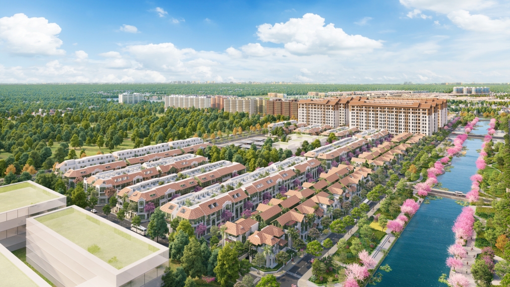 Phân khu nằm ở vị trí trung tâm của đô thị Sun Urban City. (Ảnh phối cảnh: Sun Property)