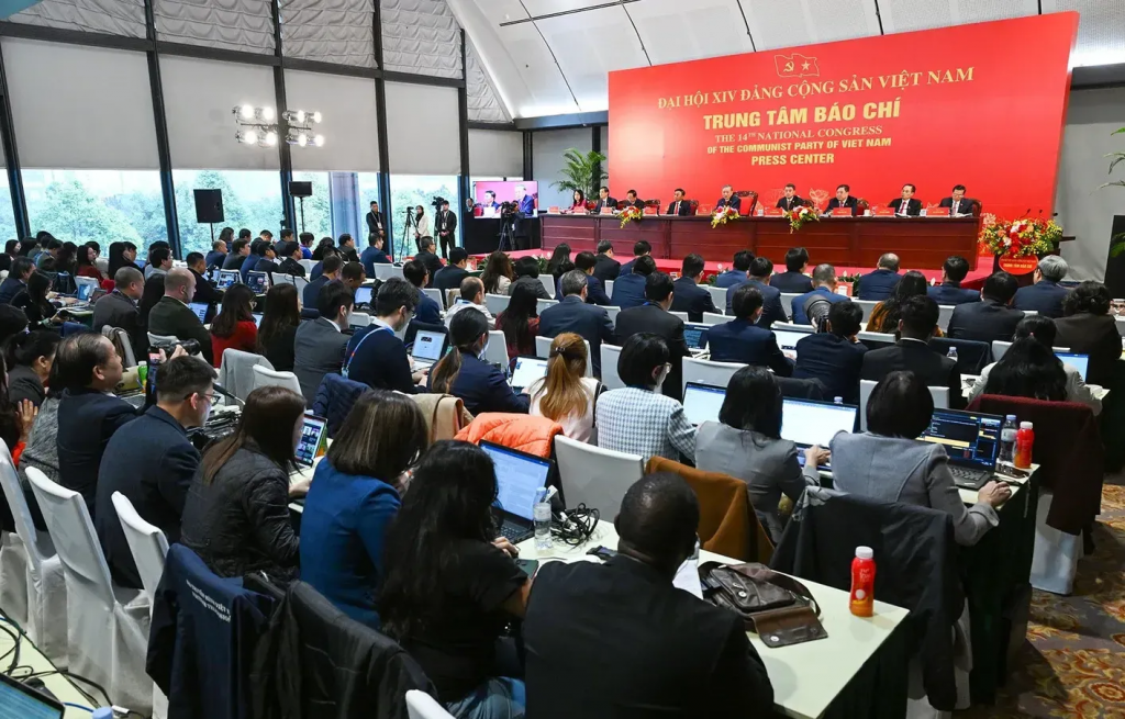 Quang cảnh cuộc họp báo