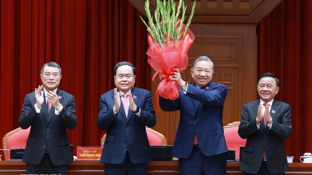 Điện, thư chúc mừng Tổng Bí thư Ban Chấp hành Trung ương Đảng Cộng sản Việt Nam khóa XIV Tô Lâm