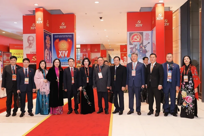 Hình ảnh Đoàn đại biểu Đảng bộ Thành phố Hà Nội dự Đại hội XIV của Đảng